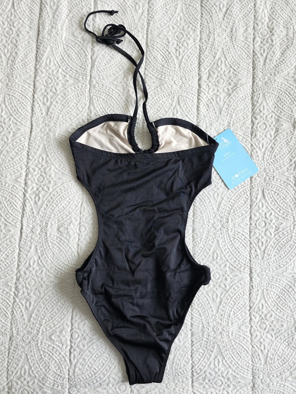 Boutique Skinny Dip Swimwear 1 -piece Halter Maillot Size Small